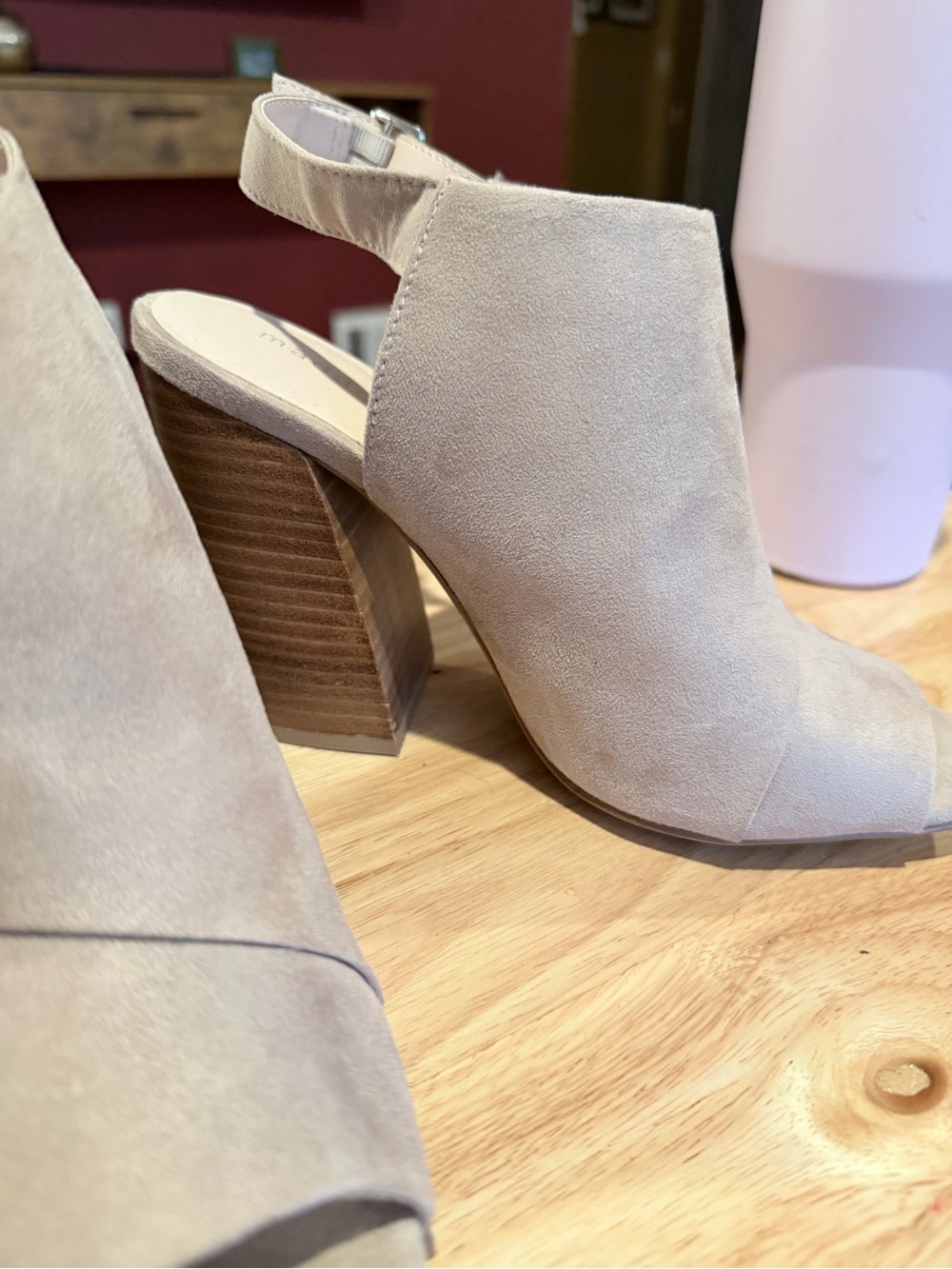 Madden Girl Shoes Madden Girl Taupe Suede Peeptoe Block Heel Sandal madden-girl-shoes-madden-girl-taupe-suede-peeptoe-block-heel-sandal